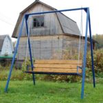 Как сделать качели из дерева и металла Как сделать качели из дерева и металла