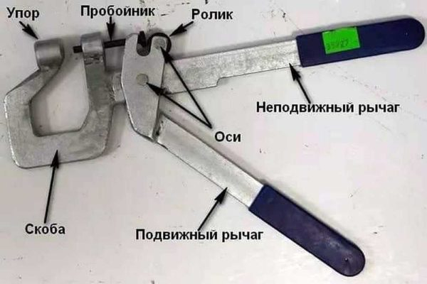 Просекатель для профиля гипсокартона — инструмент для быстрого соединения профилей Просекатель для профиля гипсокартона — инструмент для быстрого соединения профилей