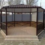 Беседка из металлической трубы своими руками Беседка из металлической трубы своими руками