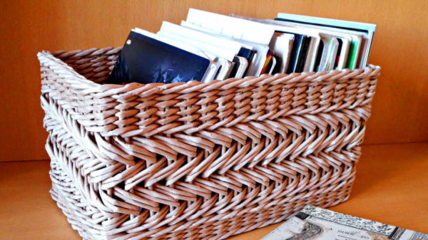 Плетение из газетных трубочек — интересные поделки своими руками Плетение из газетных трубочек — интересные поделки своими руками
