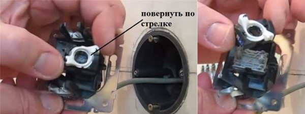 Подключение интернет розетки RJ-45 и обжим коннектора Подключение интернет розетки RJ-45 и обжим коннектора