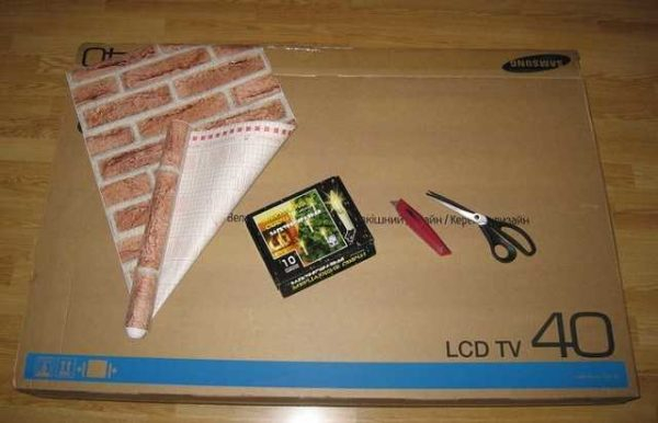 Картонный камин из коробок своими руками Картонный камин из коробок своими руками