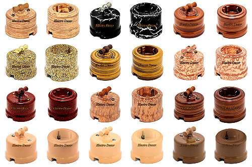 Открытая проводка в стиле ретро