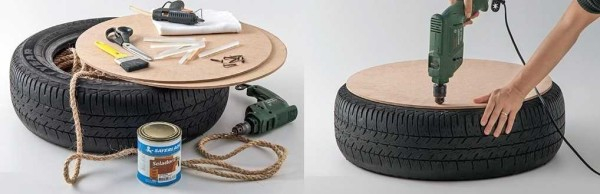 Поделки из покрышек: клумбы, цветники, фигуры, садовая мебель Поделки из покрышек: клумбы, цветники, фигуры, садовая мебель