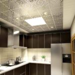 Из чего сделать потолок на кухне Из чего сделать потолок на кухне