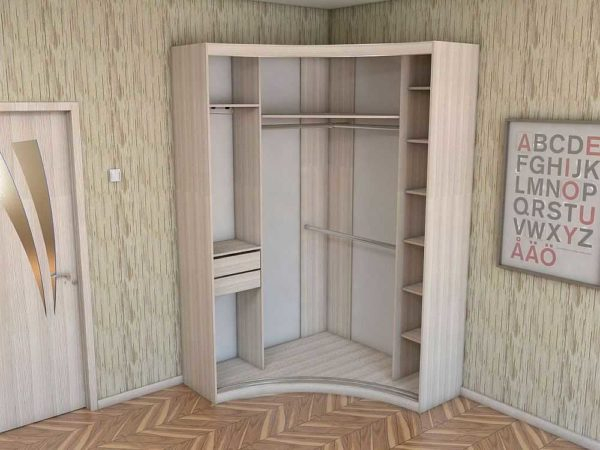 Угловой шкаф купе в гардеробную, спальню, прихожую Угловой шкаф купе в гардеробную, спальню, прихожую