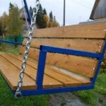 Как сделать качели из дерева и металла Как сделать качели из дерева и металла