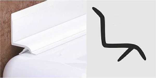 Каким может быть бордюр для ванны, как его монтировать Каким может быть бордюр для ванны, как его монтировать