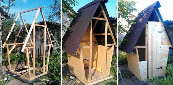 Строим дачный туалет: проекты, чертежи, размеры Строим дачный туалет: проекты, чертежи, размеры