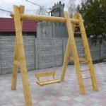 Как сделать качели из дерева и металла Как сделать качели из дерева и металла