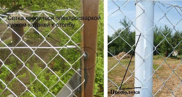 Как поставить забор из сетки-рабицы Как поставить забор из сетки-рабицы