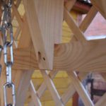 Как сделать качели из дерева и металла Как сделать качели из дерева и металла