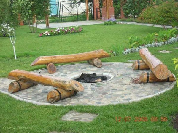 Как сделать костровище на даче, во дворе Как сделать костровище на даче, во дворе