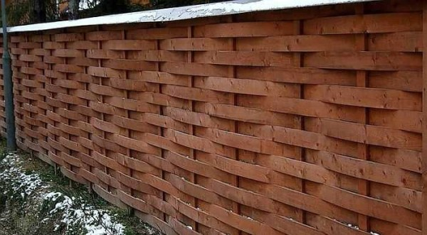 Плетень своими руками: из досок, прутьев, веток Плетень своими руками: из досок, прутьев, веток