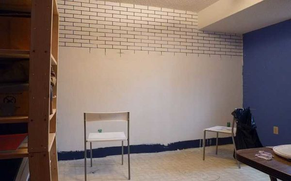 Имитация кирпичной кладки своими руками Имитация кирпичной кладки своими руками