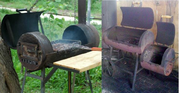 Как сделать мангал из газового баллона, бочки, трубы Как сделать мангал из газового баллона, бочки, трубы