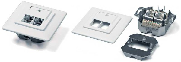 Подключение интернет розетки RJ-45 и обжим коннектора Подключение интернет розетки RJ-45 и обжим коннектора