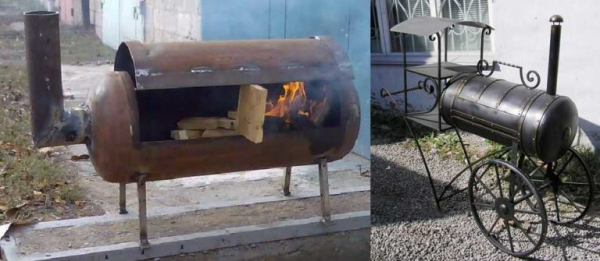 Как сделать мангал из газового баллона, бочки, трубы Как сделать мангал из газового баллона, бочки, трубы