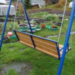 Как сделать качели из дерева и металла Как сделать качели из дерева и металла