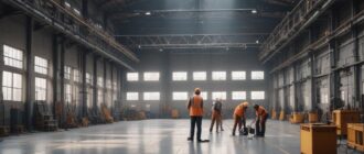 Типы промышленных полов, материалы, методы укладки и требования к эксплуатации