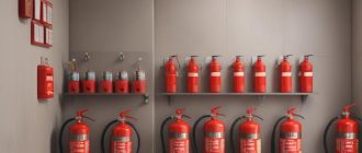 Подставки под огнетушители: виды и требования к эксплуатации
