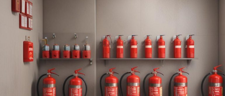 Подставки под огнетушители: виды и требования к эксплуатации